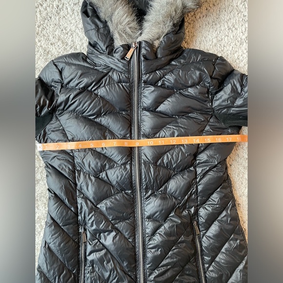 BCBGeneration Ultra Light Weight Packable Down Coat, Black, Small - Picture 6 of 12